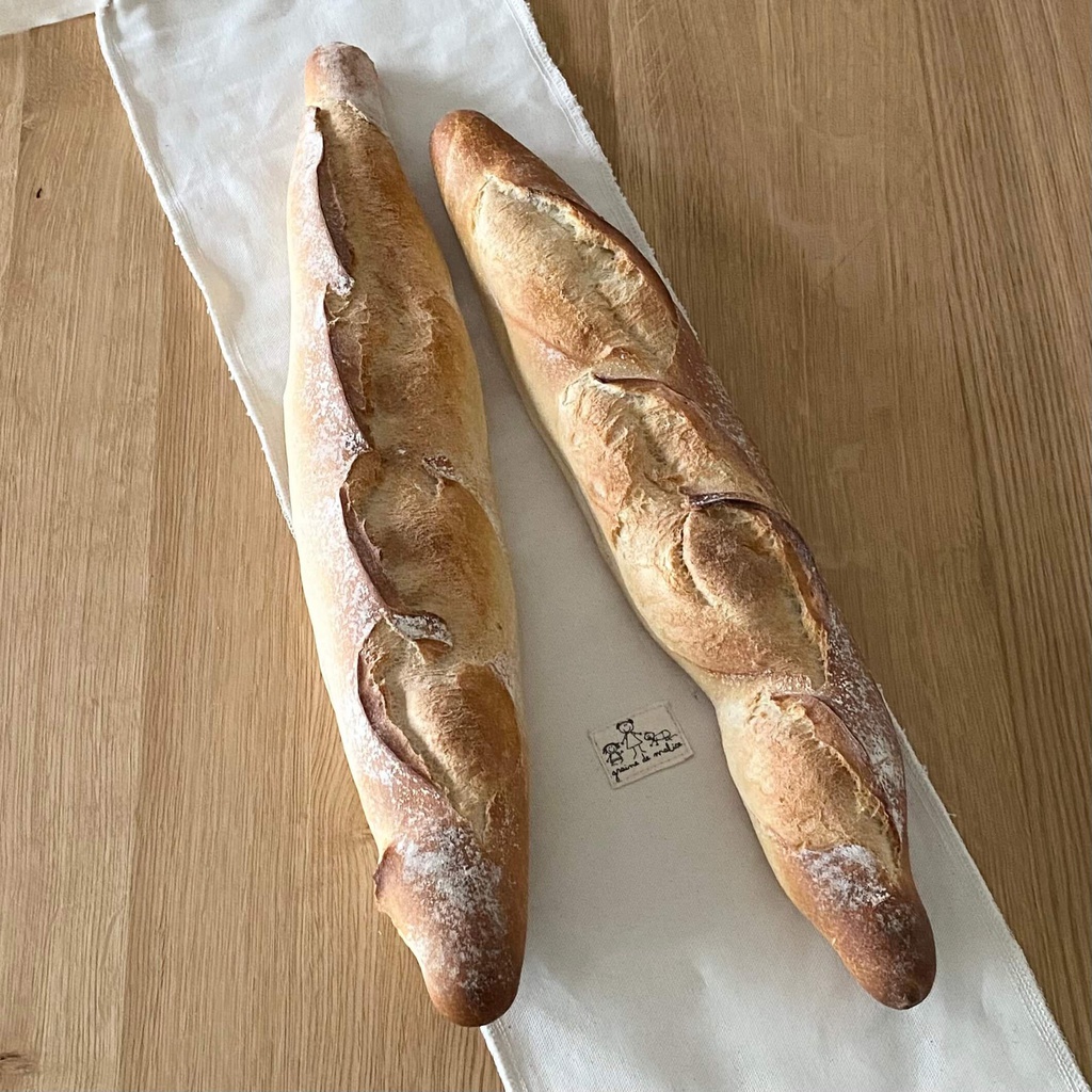 Sac réutilisable pour le pain baguette - Taille & Retailles