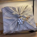 Linen Furoshiki - Reusable gift wrap 70x70cm