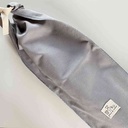Reusable baguette bag - pearl grey
