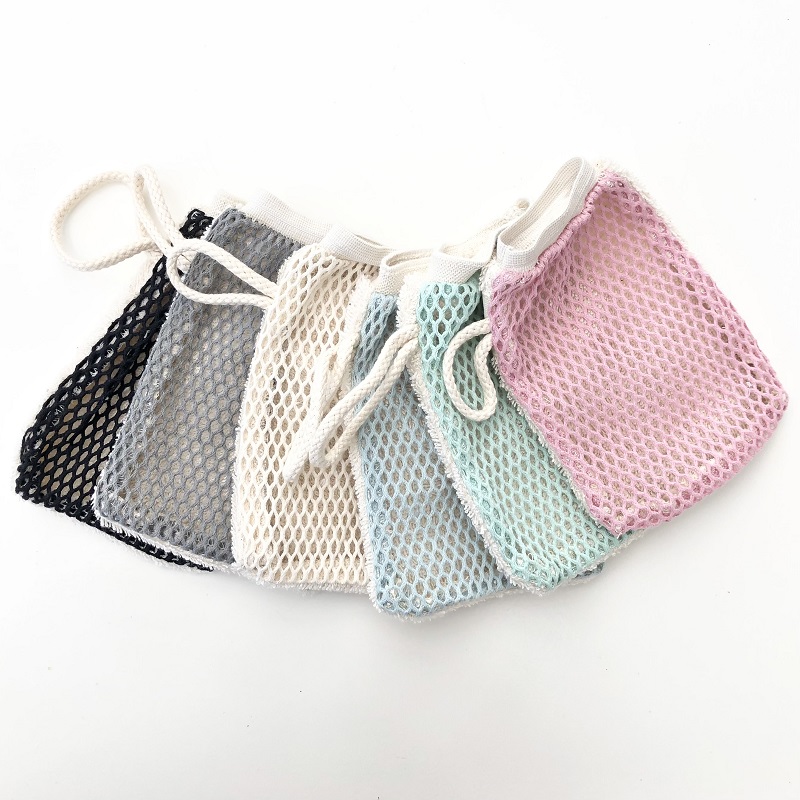 Double-sided soap pouch in organic cotton - Colors