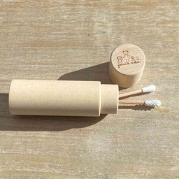 [BATH003] Duo reusable beauty pen and cotton bud with a wooden case